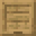 Oak Trapdoor.png: Inventory sprite for Oak Trapdoor in Minecraft as shown in-game