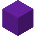Purple Concrete.png: Inventory sprite for Purple Concrete in Minecraft as shown in-game linking to Purple Concrete with description: Purple Concrete