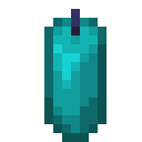 Cyan Candle.png: Inventory sprite for Cyan Candle in Minecraft as shown in-game linking to Cyan Candle with description: Cyan Candle