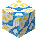 White Glazed Terracotta.png: Inventory sprite for White Glazed Terracotta in Minecraft as shown in-game linking to White Glazed Terracotta with description: White Glazed Terracotta