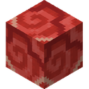 Red Glazed Terracotta.png: Inventory sprite for Red Glazed Terracotta in Minecraft as shown in-game linking to Red Glazed Terracotta with description: Red Glazed Terracotta