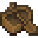 Spruce Boat.png: Inventory sprite for Spruce Boat in Minecraft as shown in-game linking to Spruce Boat with description: Spruce Boat