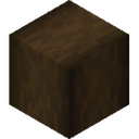 Stripped Dark Oak Wood.png: Inventory sprite for Stripped Dark Oak Wood in Minecraft as shown in-game linking to Stripped Dark Oak Wood with description: Stripped Dark Oak Wood