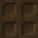 Dark Oak Trapdoor.png: Inventory sprite for Dark Oak Trapdoor in Minecraft as shown in-game