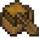 Spruce Boat with Chest.png: Inventory sprite for Spruce Boat with Chest in Minecraft as shown in-game linking to Spruce Boat with Chest with description: Spruce Boat with Chest