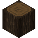 Spruce Log.png: Inventory sprite for Spruce Log in Minecraft as shown in-game linking to Spruce Log with description: Spruce Log