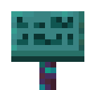 Warped Sign.png: Inventory sprite for Warped Sign in Minecraft as shown in-game