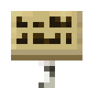 Birch Sign.png: Inventory sprite for Birch Sign in Minecraft as shown in-game