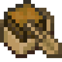 Oak Boat with Chest.png: Inventory sprite for Oak Boat with Chest in Minecraft as shown in-game linking to Oak Boat with Chest with description: Oak Boat with Chest
