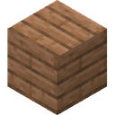 Jungle Planks.png: Inventory sprite for Jungle Planks in Minecraft as shown in-game linking to Jungle Planks with description: Jungle Planks