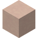 White Terracotta.png: Inventory sprite for White Terracotta in Minecraft as shown in-game linking to White Terracotta with description: White Terracotta