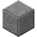 Polished Andesite.png: Inventory sprite for Polished Andesite in Minecraft as shown in-game linking to Polished Andesite with description: Polished Andesite
