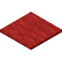 Red Carpet.png: Inventory sprite for Red Carpet in Minecraft as shown in-game linking to Red Carpet with description: Red Carpet
