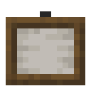 Item Frame.png: Inventory sprite for Item Frame in Minecraft as shown in-game linking to Item Frame with description: Item Frame