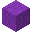 Purple Concrete Powder.png: Inventory sprite for Purple Concrete Powder in Minecraft as shown in-game linking to Purple Concrete Powder with description: Purple Concrete Powder