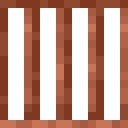 Waxed Copper Bars.png: Inventory sprite for Waxed Copper Bars in Minecraft as shown in-game linking to Waxed Copper Bars with description: Waxed Copper Bars