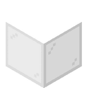 White Stained Glass.png: Inventory sprite for White Stained Glass in Minecraft as shown in-game linking to White Stained Glass with description: White Stained Glass