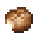 Bread.png: Inventory sprite for Bread in Minecraft as shown in-game with description: Bread