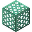 Oxidized Copper Grate.png: Inventory sprite for Oxidized Copper Grate in Minecraft as shown in-game linking to Oxidized Copper Grate with description: Oxidized Copper Grate