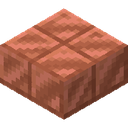 Cut Copper Slab.png: Inventory sprite for Cut Copper Slab in Minecraft as shown in-game linking to Cut Copper Slab with description: Cut Copper Slab