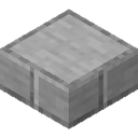 Smooth Stone Slab.png: Inventory sprite for Smooth Stone Slab in Minecraft as shown in-game linking to Smooth Stone Slab with description: Smooth Stone Slab