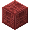 Chiseled Cinnabar.png: Inventory sprite for Chiseled Cinnabar in Minecraft as shown in-game