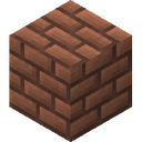 Bricks.png: Inventory sprite for Bricks in Minecraft as shown in-game linking to Bricks with description: Bricks