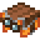 Orange Harness.png: Inventory sprite for Orange Harness in Minecraft as shown in-game linking to Orange Harness with description: Orange Harness